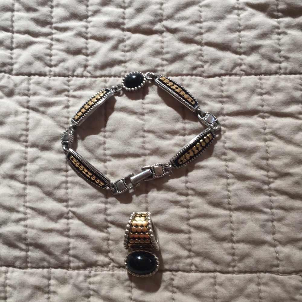 Bracelet and pendant set